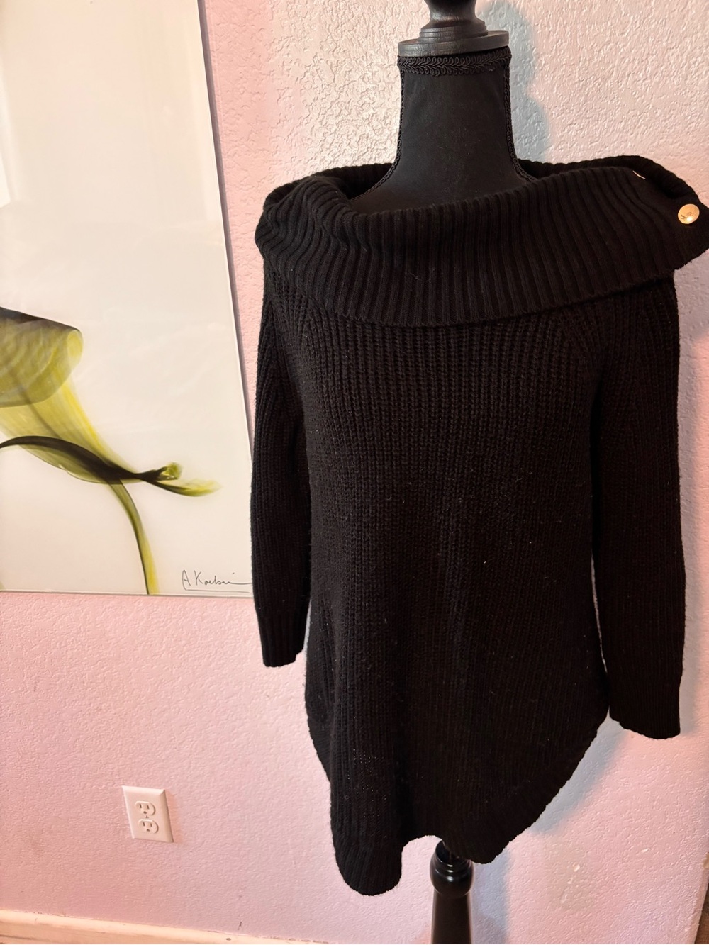 Black sweater size medium